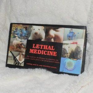 Lethal Medicine VHS Tape Educational Uselessness of Animal Experimentation